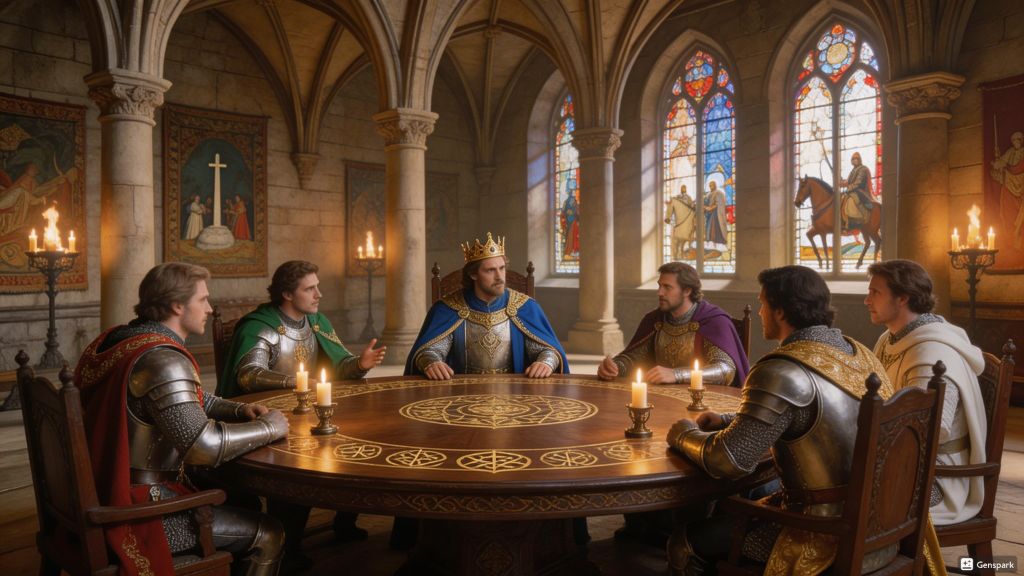 アーサー王の円卓会議イメージ