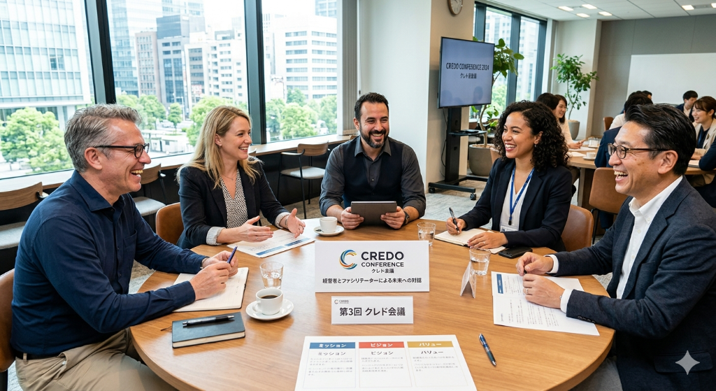 クレド経営スクール ラウンドテーブル会議の様子